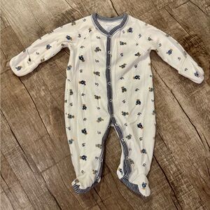 Polo Ralph Lauren Bear Footed Coverall Baby 3M Cotton Snap Front Pajamas